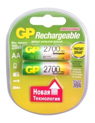 Аккумулятор GP NiMH 270AAHC-UC2 PET-G (2шт)