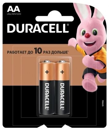 Элемент питания DURACELL LR6-BL2