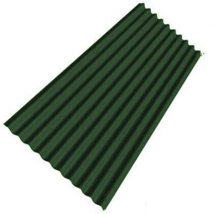 Ондулин битумный лист зеленый (2000х750х3мм)