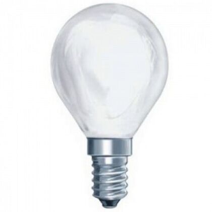 Лампа накаливания капля Osram clas P FR 60W E14 матовая