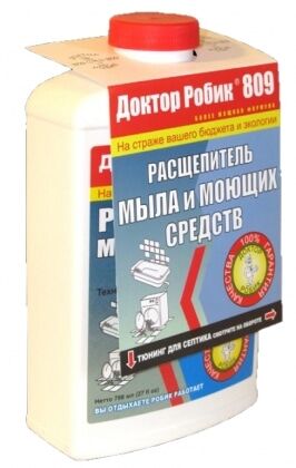 Биопрепарат Доктор Робик 798мл №809 расщепитель мыла