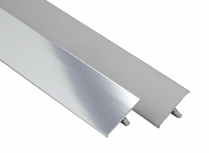 Профиль T-образный, алюминиевый, 20x20x1,5, 1000мм, цвет серебро