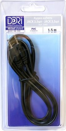 Шнур Dori Jack3,5-Jack3,5 L=1,5м