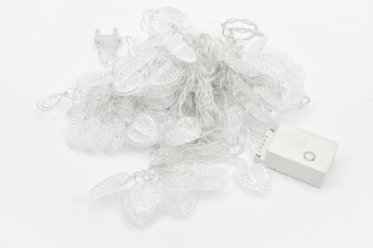 Электрогирлянда занавес-сердечки SYCL-1527 1,5х1,5м, 64 LED