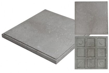 Плитка подступенник полимерпесчаная 300х300х20 мм цвет серый