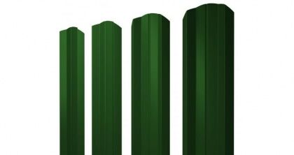 Штакетник М-образный фигурный 1800х100мм Эконом ПЭRAL 6005 зеленый