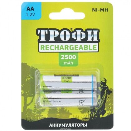 Аккумулятор Трофи HR6-2BL 2500 mAh (2шт)