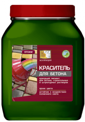 Краситель для бетона Коллекция 0,7кг зеленый (банка) ПЭТ
