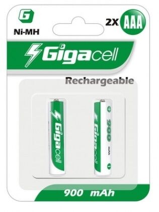 Батарейка аккумуляторная Gigacell HR03 900mAh (2шт)