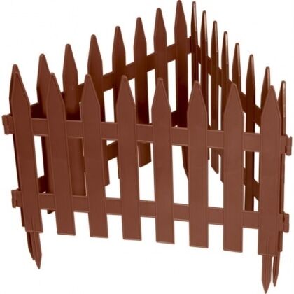Забор декоративный Рейка 28х300см терракот Palisad