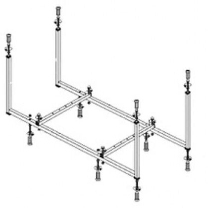 Каркас сборный к ванне Мия 170см (шпильки)