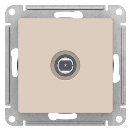 Розетка антенная одиночная TV SE AtlasDesign Беж