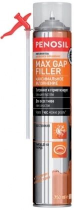 Пена монтажная бытовая PENOSIL Max Gap Filler Foam всесезонная 750мл