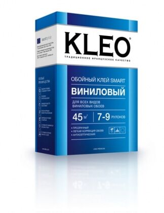 Клей для бумажных и виниловых обоев KLEO SMART 7-9рул 200гр