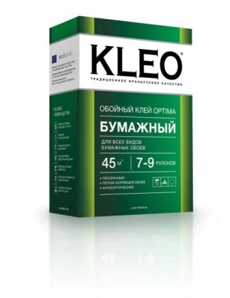 Клей для бумажных обоев KLEO OPTIMA 7-9рул 160гр