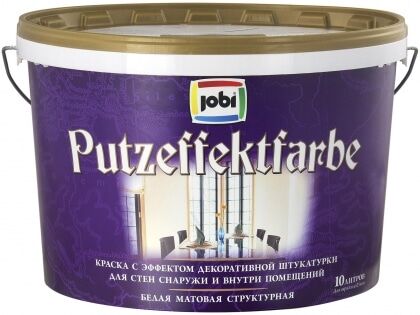 Краска декоративная Jobi Putz-Effekt Farbe U9 фактурная (10л/16кг)