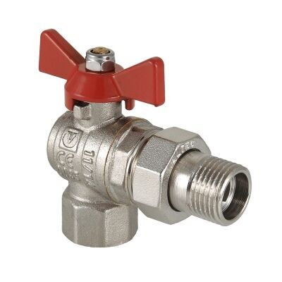 Кран шар со сгоном угл 1/2 вн-нар баб  VT 228