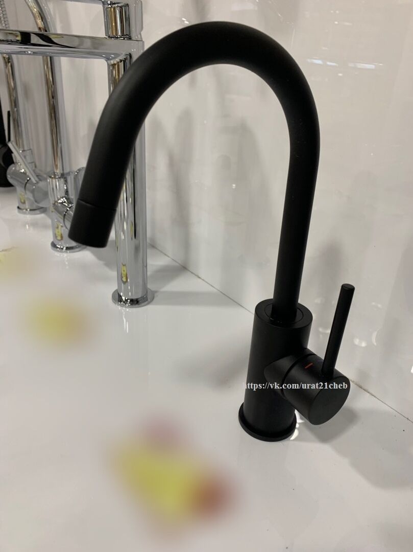 Смеситель для раковины Paffoni Light LIG078NO Черный