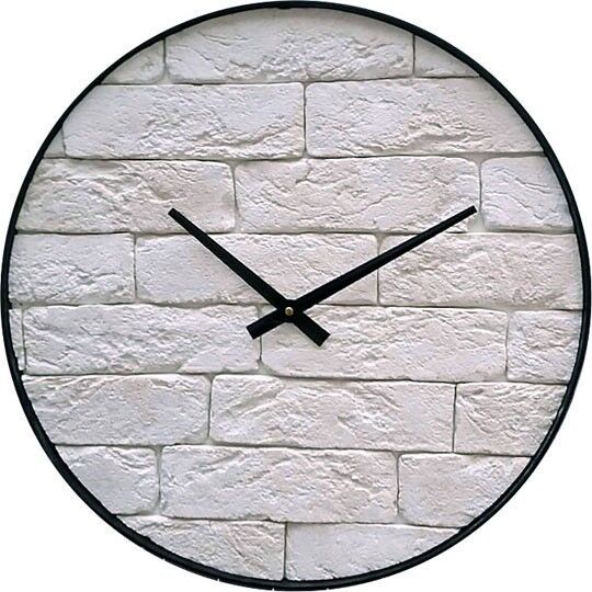 Настенные часы Nicole Time NT101 White Brick