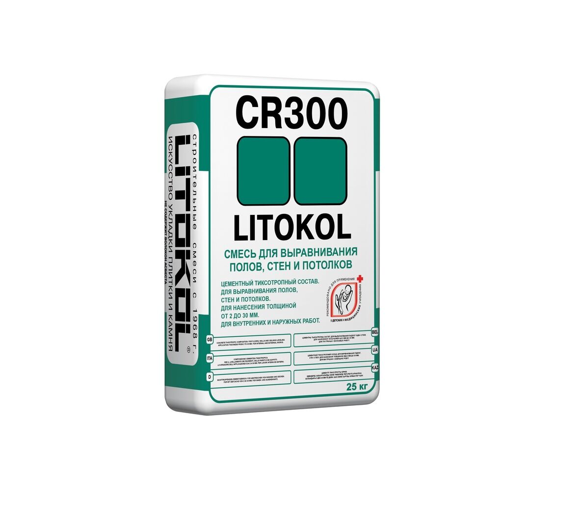 Состав ремонтный Litokol CR 300 25кг