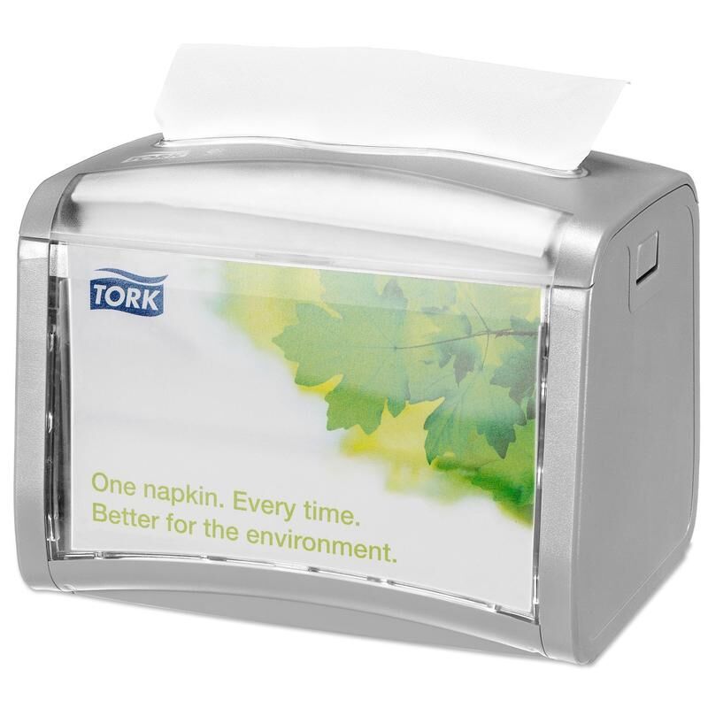 Диспенсер N4 Interfold для салфеток серый Tork 272613/272600