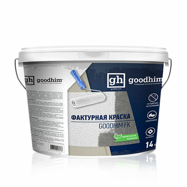 Краска фактурная Goodhim FК 14кг