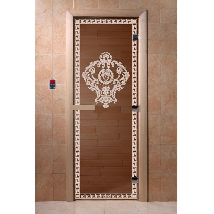 Дверь 190х70 DoorWood Версаче (бронза)