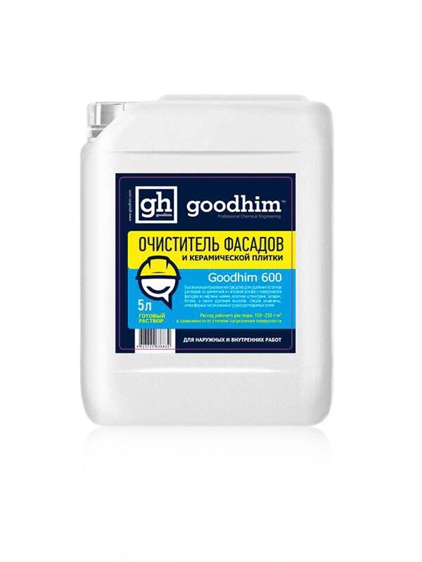 Очиститель фасадов и плитки Goodhim 600 10л