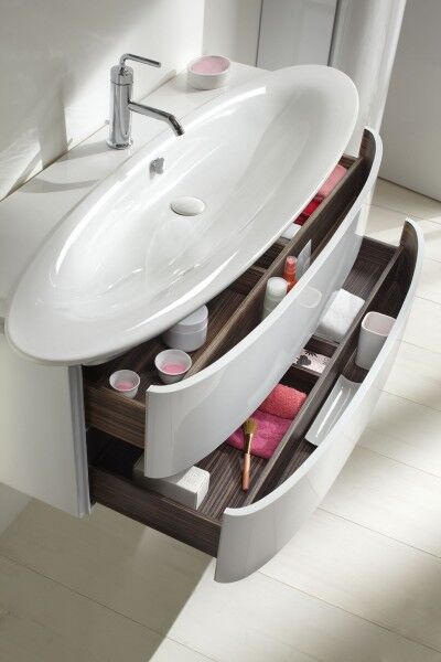Тумба  Jacob Delafon Presquile EB1104-HU 83 см, 2 ящика, белый бриллиант