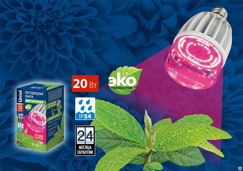 Лампа LED-M80-20W/SP/E27/CL ALS55WH