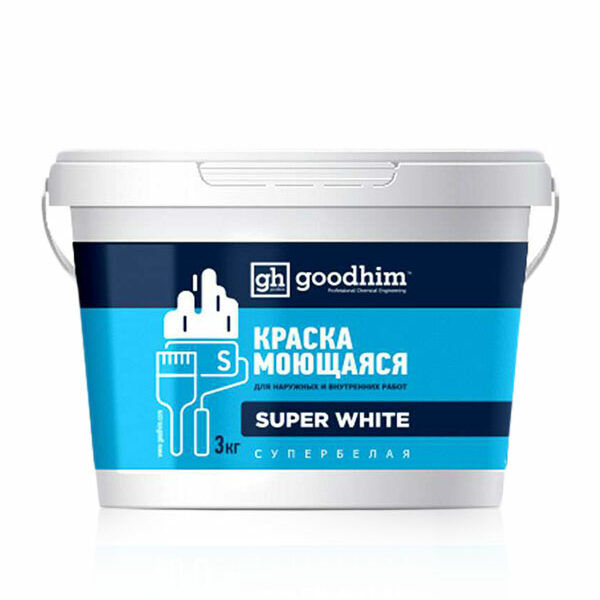 Краска в/д моющаяся Goodhim S база А 7кг