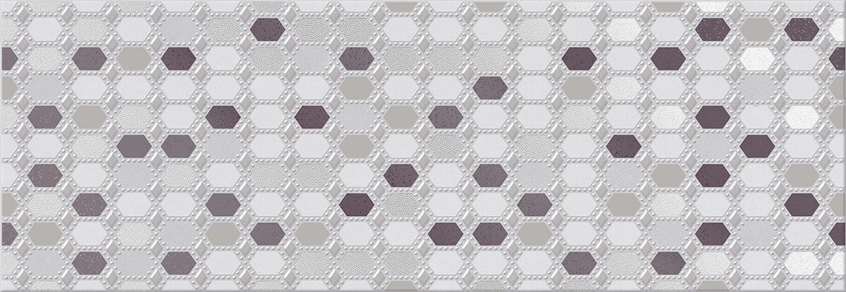 Декор Malwiya Grey Geometria 242x700 мм