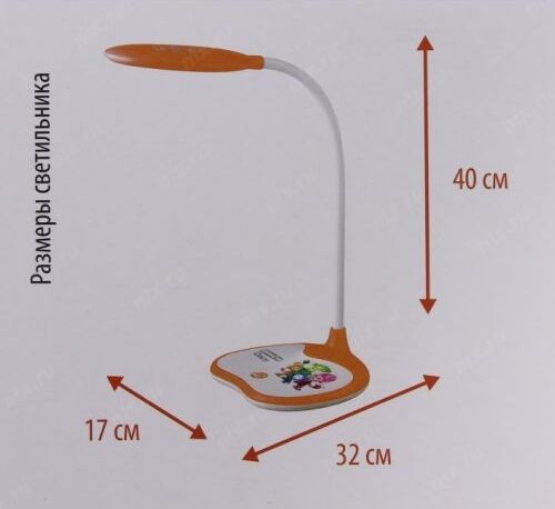 ЭРА настольная лампа NLED-433-6W-OR 'Фиксики'
