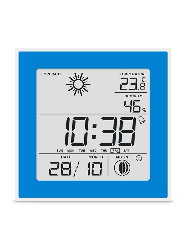 Термогигрометр с часами Т-06