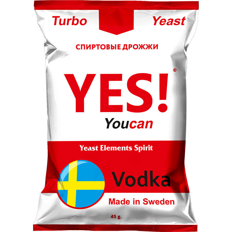 Дрожжи турбо сухие Vodka 45г